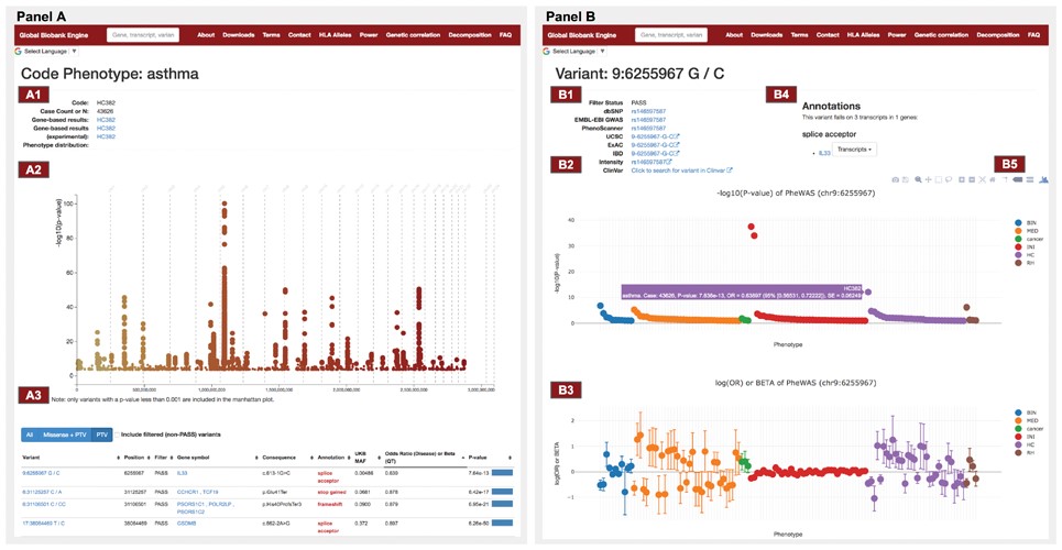 Global Biobank Engine: enabling genotype-phenotype browsing for biobank summary statistics