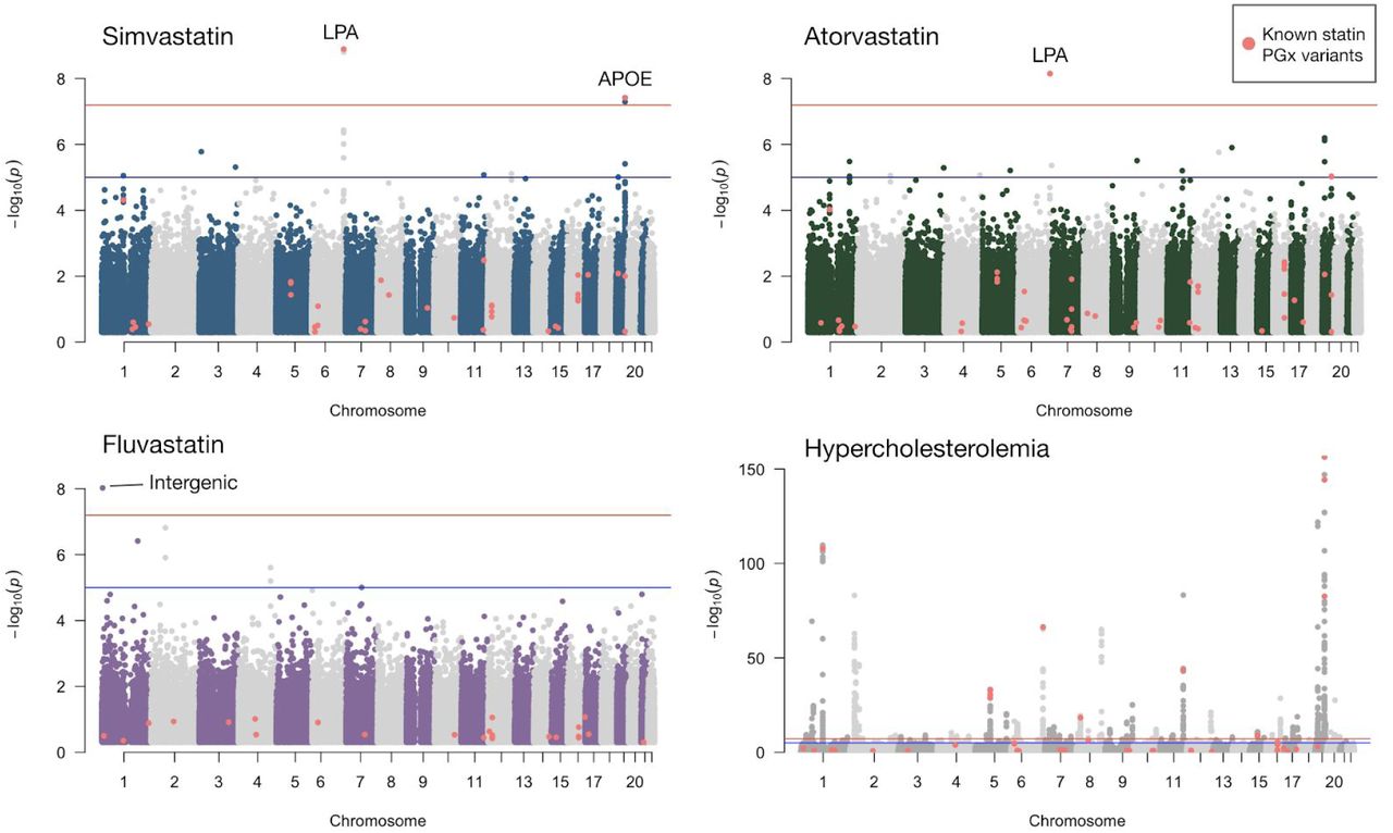 LPA and APOE are associated with statin selection in the UK Biobank
